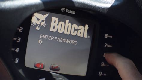 bobcat skid steer password|How To Use Keyless Start & Password Protect for Bobcat .